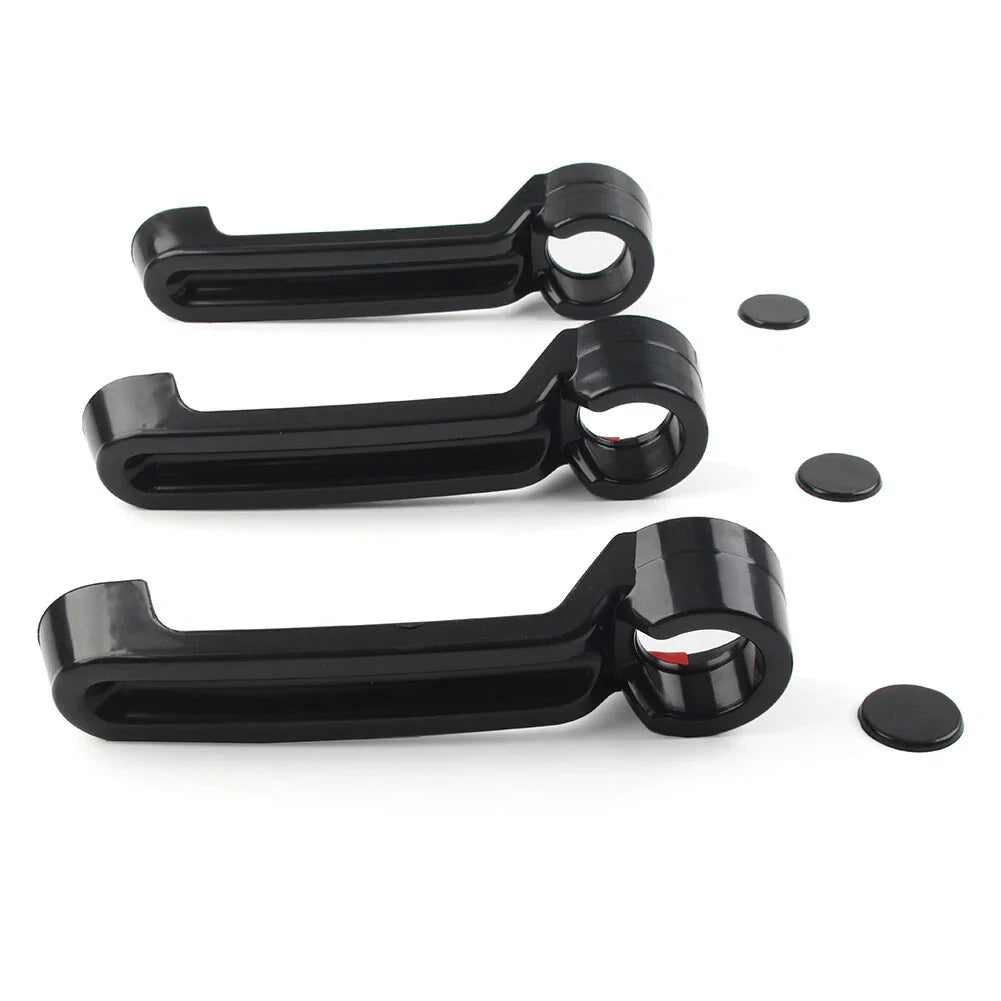 6 x Exterior Door Handle Tailgate Cover Trim for Jeep Wrangler JK (07-17)