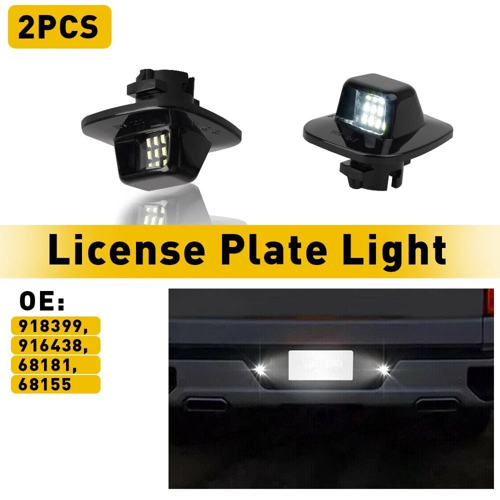 AUXITO LED License Plate Lamp for Chevy C/K 1500 2500 3500 (1988–2000)