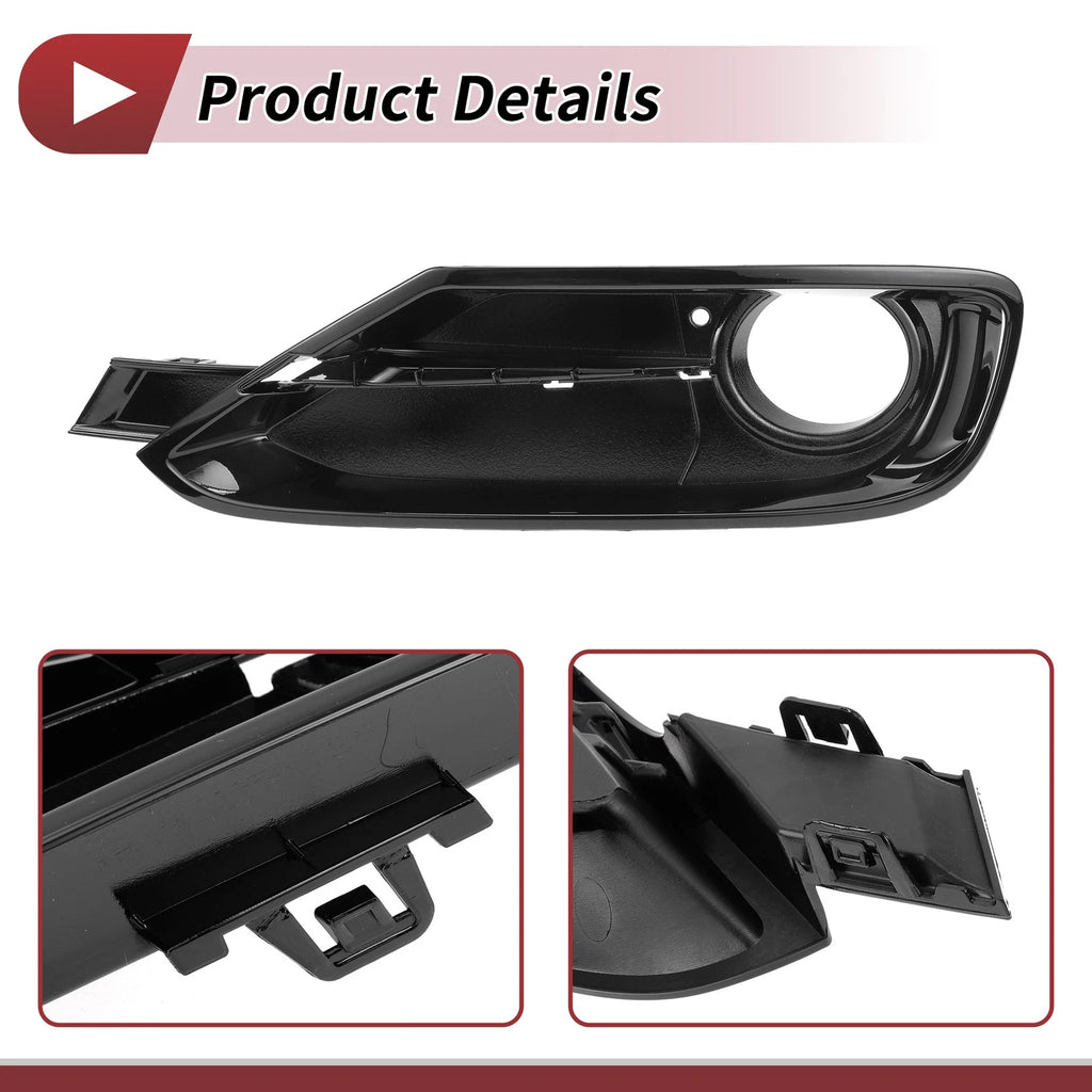 1 Pc Fog Light Grill for BMW 320i (2012–2015) No. 51117300737 Black