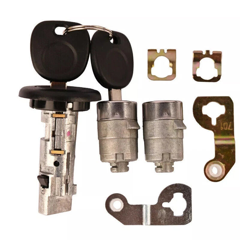 Exterior Door Lock Ignition Lock Cylinder Keys for GMC Chevrolet Silverado Tahoe (2007–2014)