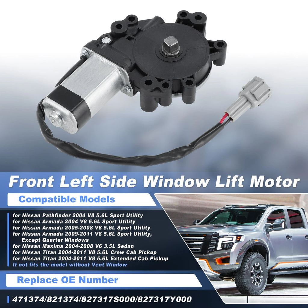 Rear Left Power Window Motor 827317S000 for Nissan Titan (2004–2011)