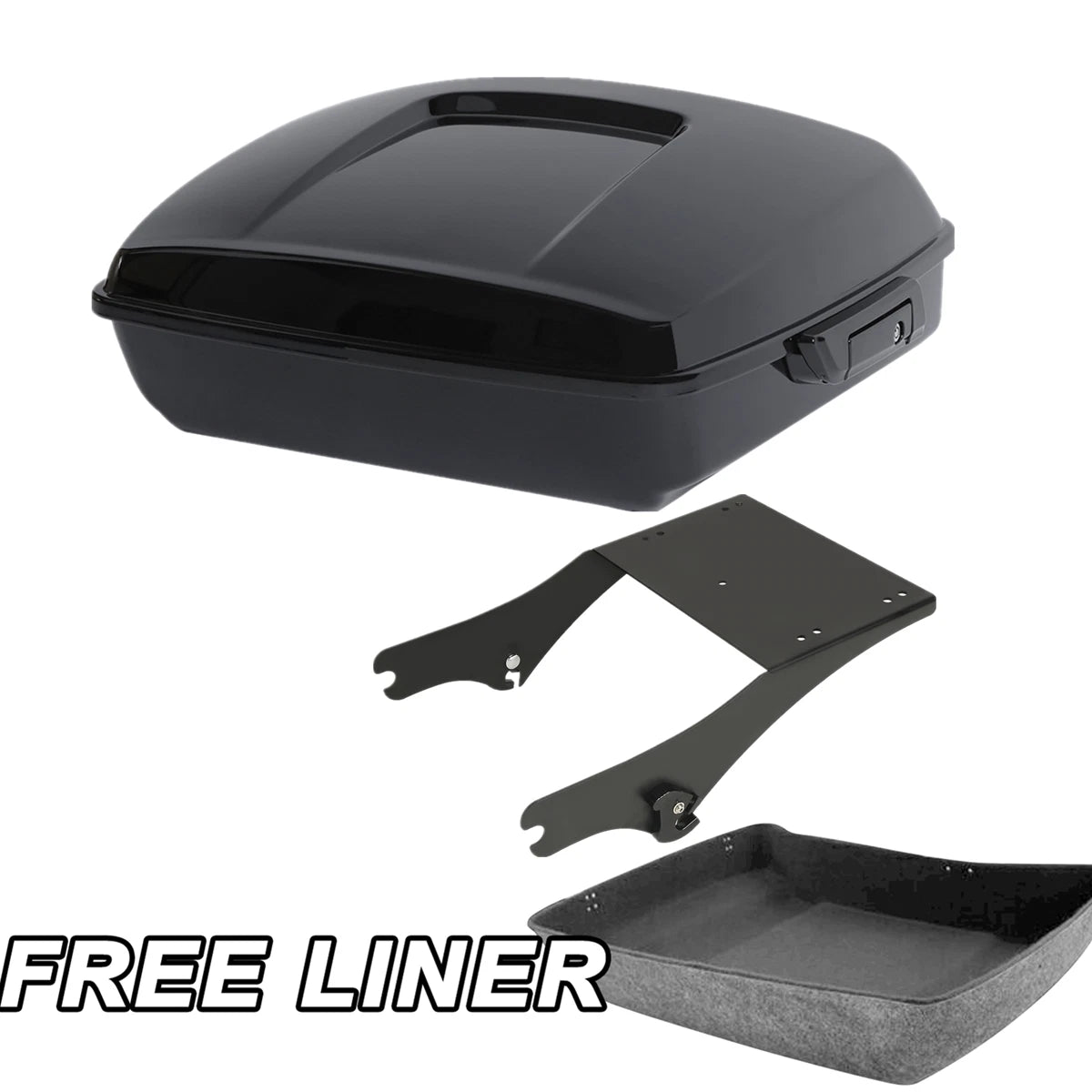 Chopped Trunk Mount Rack for Harley Touring (1997–2008)