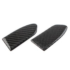 Carbon Fiber Black Rear View Side Mirror Cover Trim for Chevrolet Equinox (2018–2021)