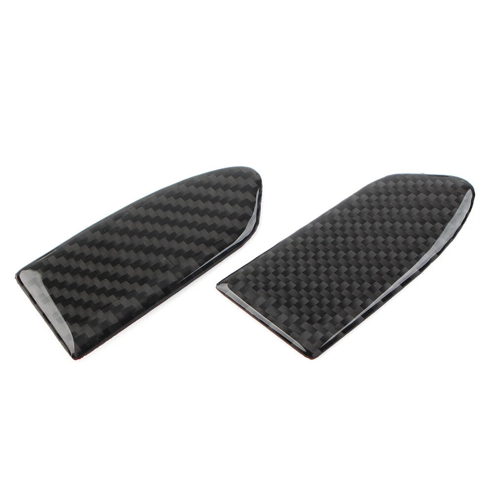 Carbon Fiber Black Rear View Side Mirror Cover Trim for Chevrolet Equinox (2018–2021)