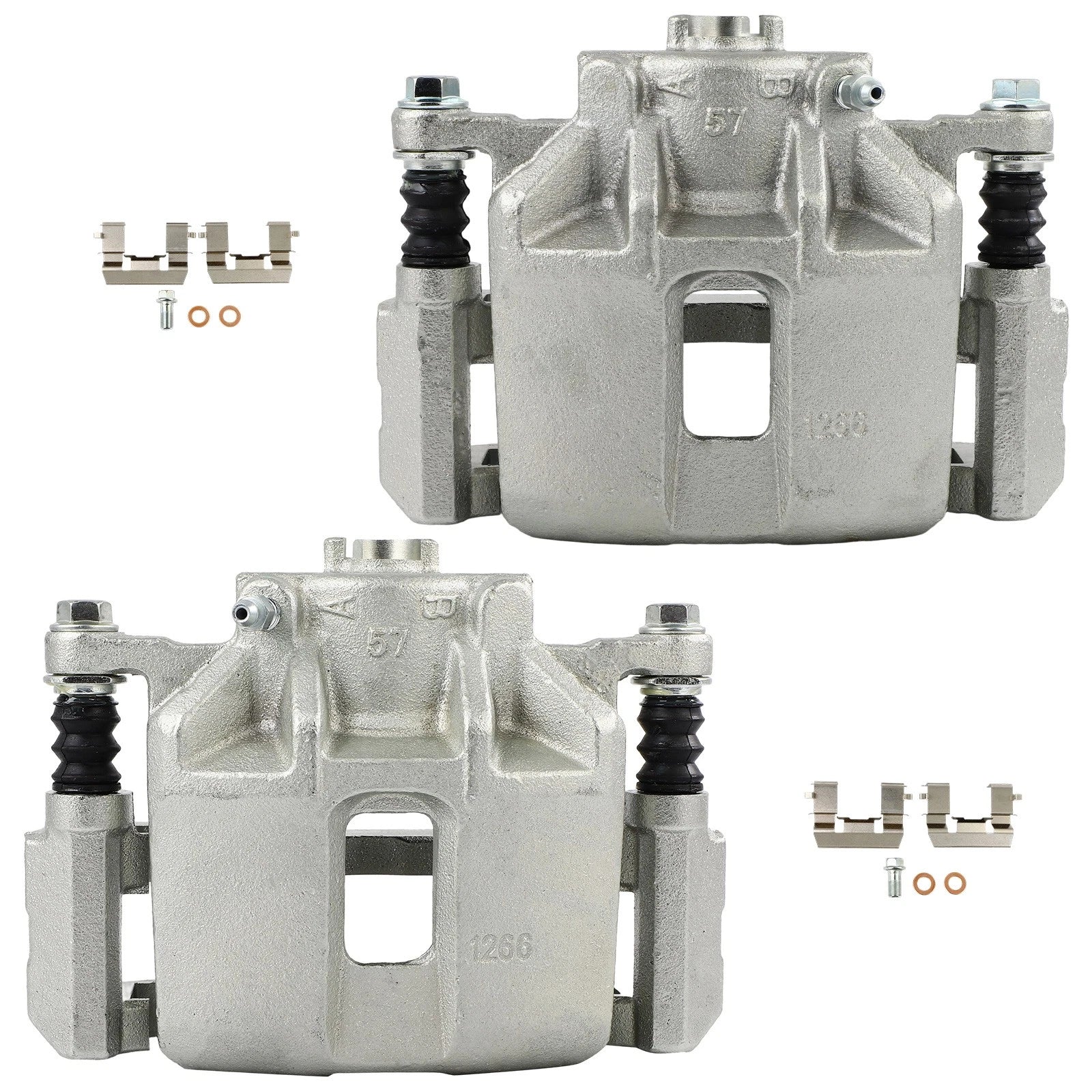 Set of 2 Front Brake Calipers for Acura RL, TL (1999–2008)