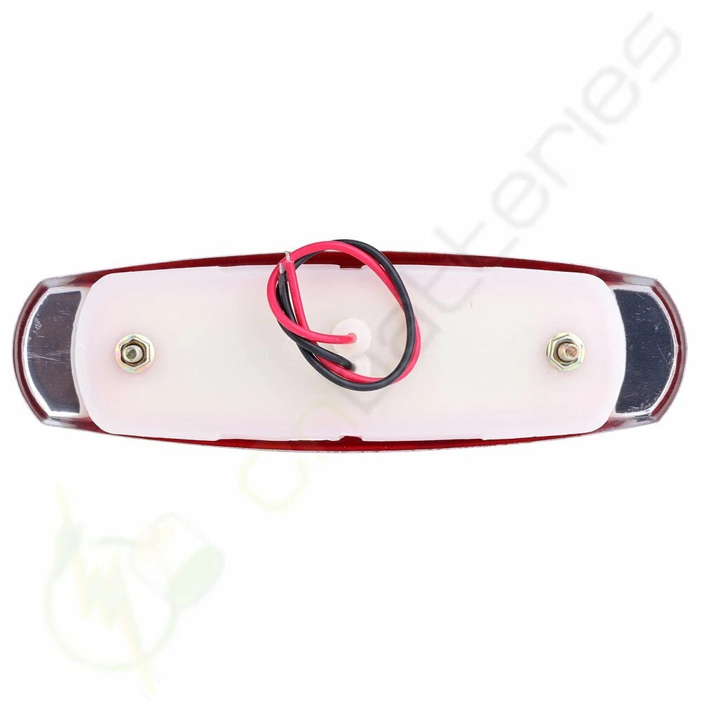 10pcs Red 12 LED Chrome Side Marker Clearance Light for Freightliner