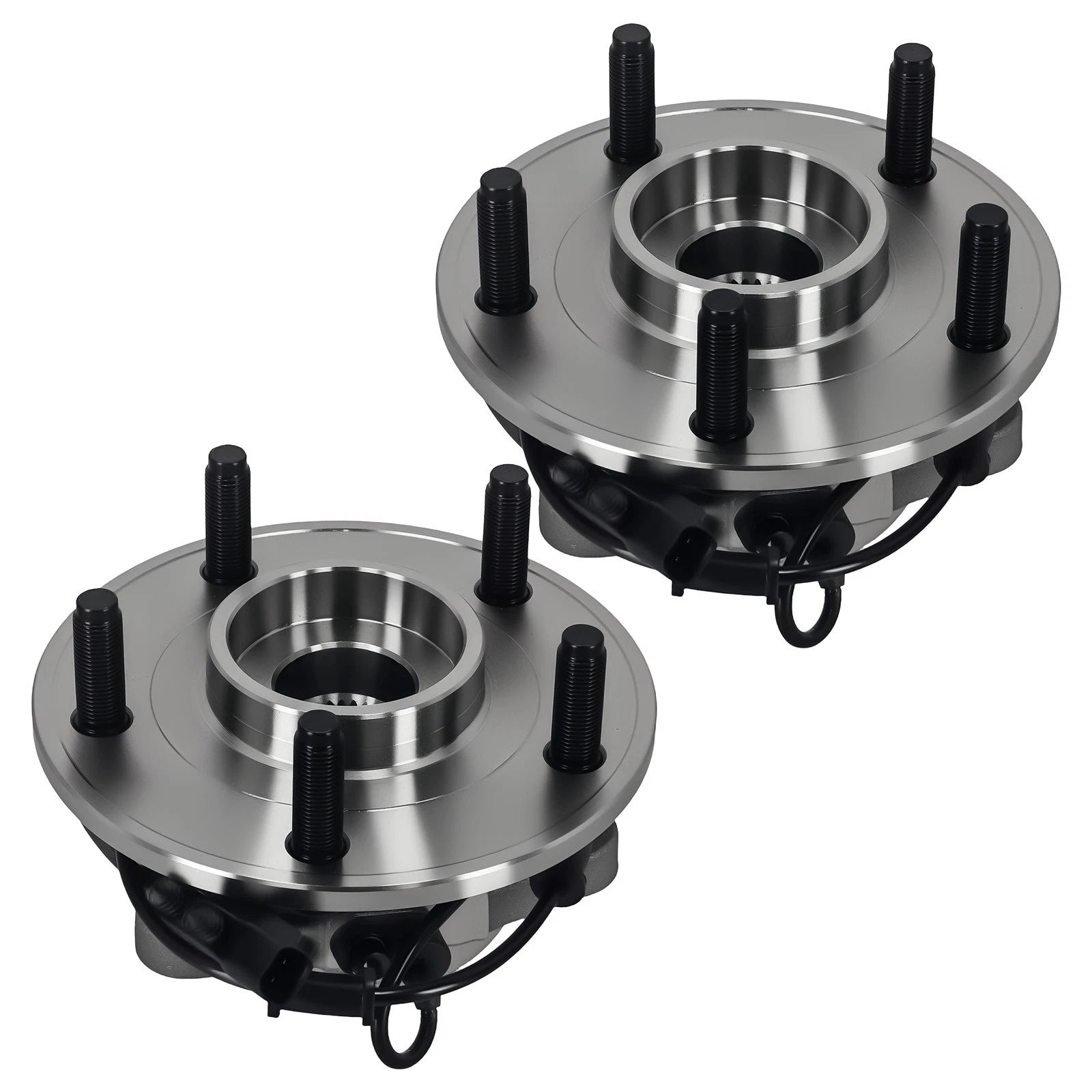 Set of 2 Front Left Right Wheel Hub & Bearing for Jeep Wrangler (2011–2017) HA590482 ABS