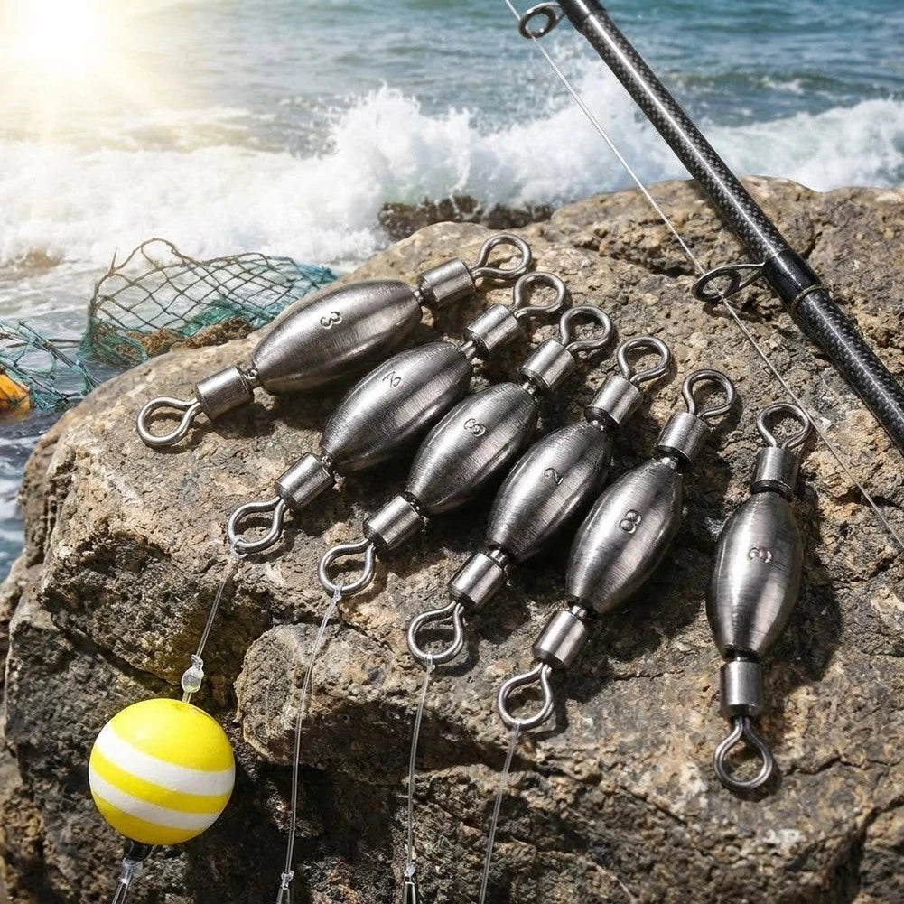 10PCS Copper Fishing Connectors 8-Character Ring for Fishing Methods