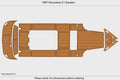 EVA Teak Faux Flooring Mat for Novurania 21 Equator (1997)