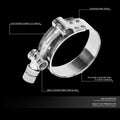 10 Pcs T-Bolt Clamps for Turbo Intake Intercooler Silicone Hose