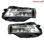 Set of 2 LED Headlights for Nissan Rogue SL/SV (2021–2023) Chrome Housing
