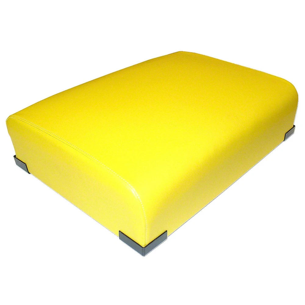 Yellow Vinyl Bottom Seat Cushion for John Deere (Replaces AF3268R)