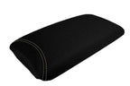 Console Lid Armrest Cover for Lexus LS460 (2007–2016) Carbon Fiber Beige Stitch