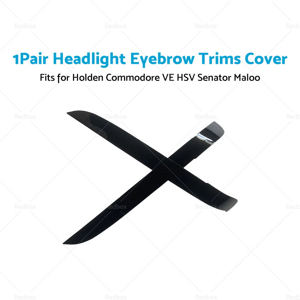 Black Headlight Eyelids for Holden Commodore VE (2006–2013)