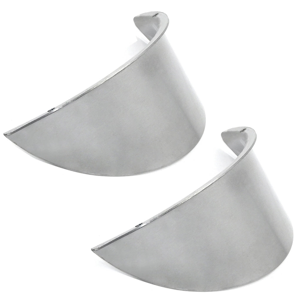 1 Pair 4.5" Steel Passing Lamp Visor for Harley Touring Dyna