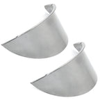 1 Pair 4.5" Steel Passing Lamp Visor for Harley Touring Dyna