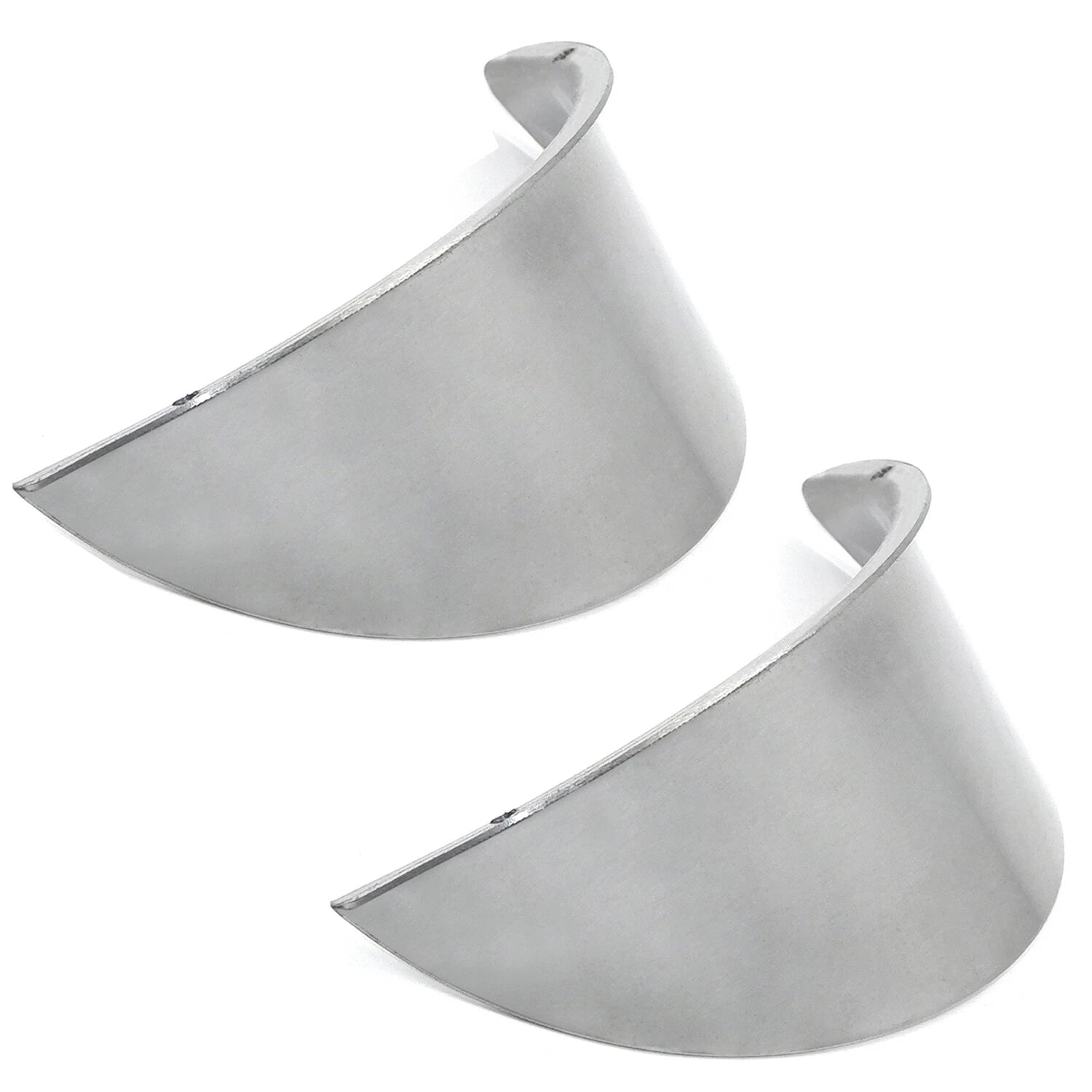1 Pair 4.5" Steel Passing Lamp Visor for Harley Touring Dyna