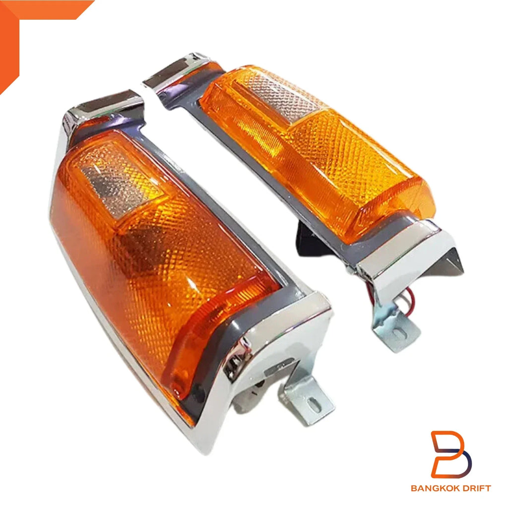Chrome Grey Corner Turn Signal Light for Nissan Navara D21 (86-92)