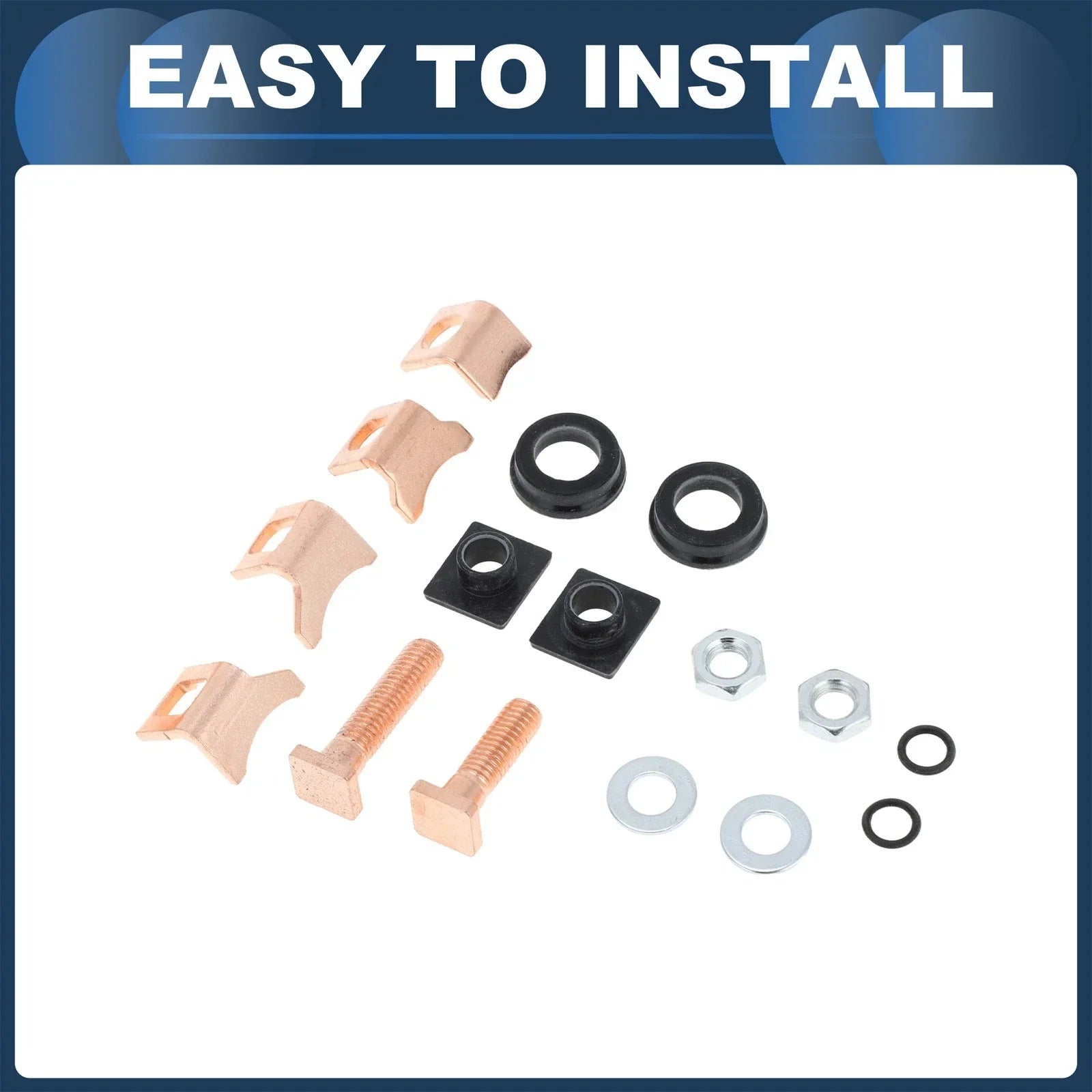 Engine Starter Rebuild Kit for Dodge B150 Base (1991-1994) Gold Tone