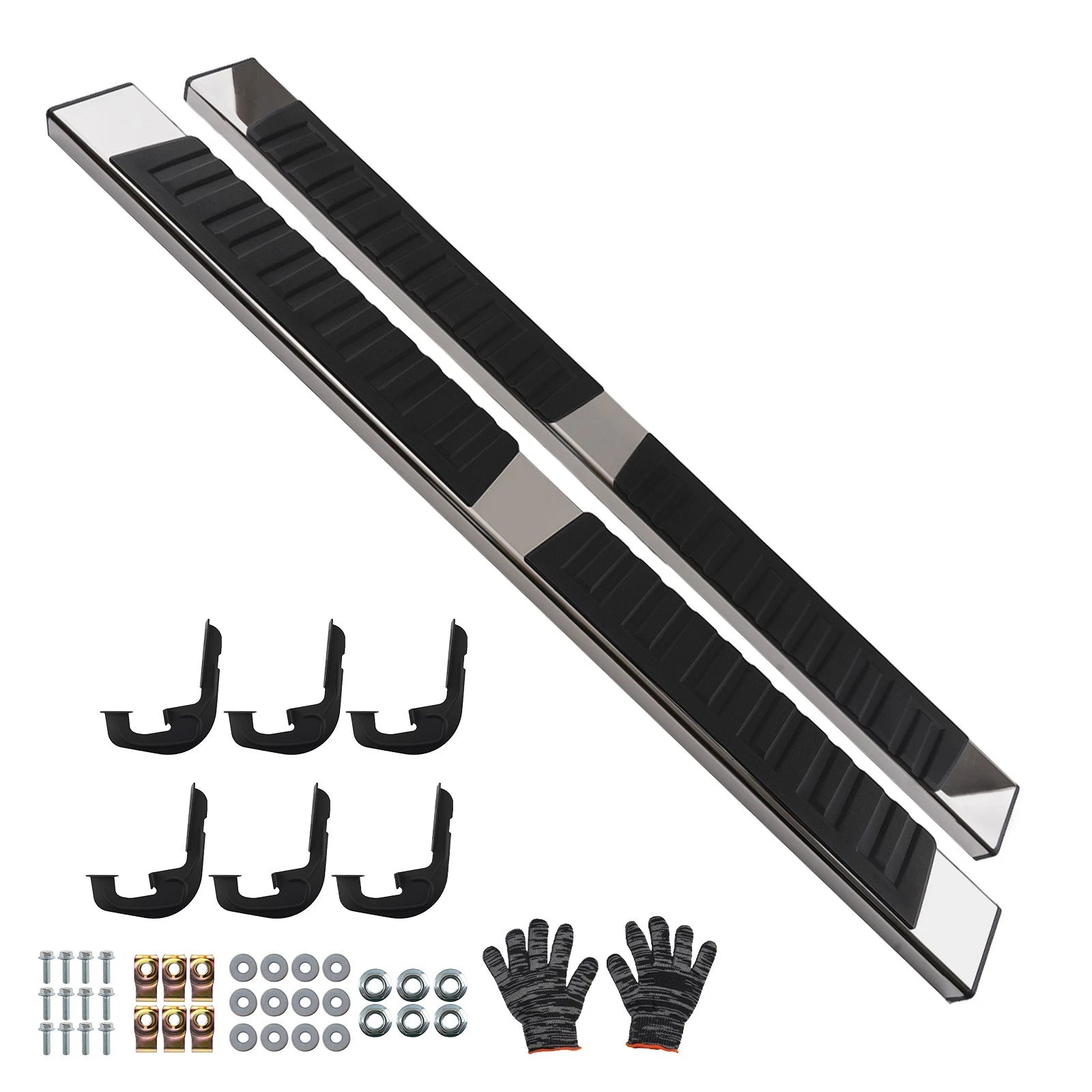 Running Boards Side Steps for Silverado GMC Sierra (2007–2019) Double Cab
