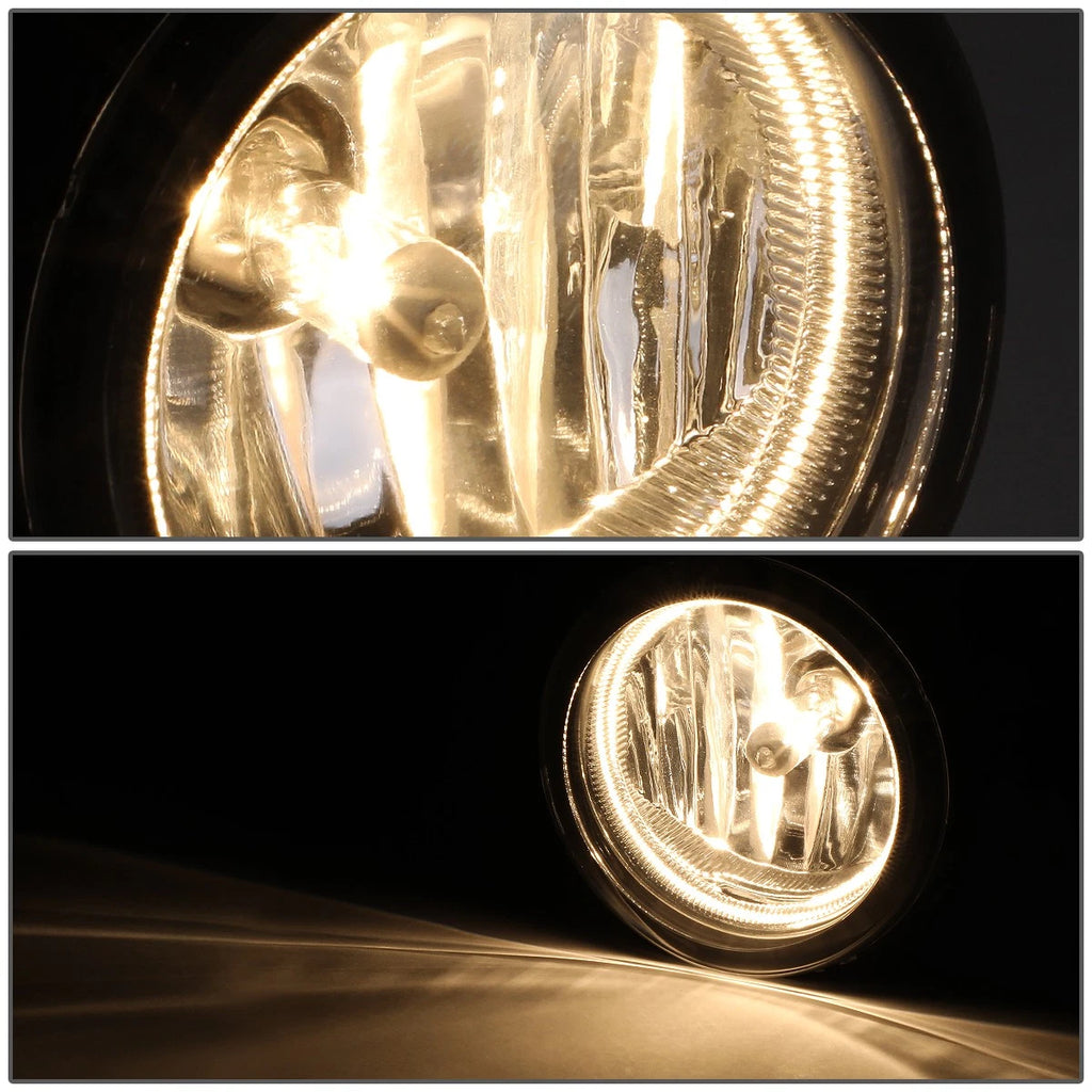 Clear Lens Bumper Fog Light Set for Honda Civic Coupe Sedan (2019–2020)