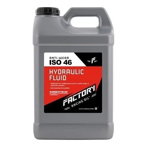 2X Factory Racing Oil 214803 Twin Pack ISO 46 Hydraulic Fluid 5 Gallons