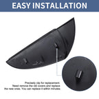 Mirror Cover Cap Replacement Set of 2 Gloss Black for Lexus ES (2018–2023)