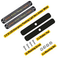 4X 24LED Amber/White Strobe Light Kit for Truck (Emergency Warning)