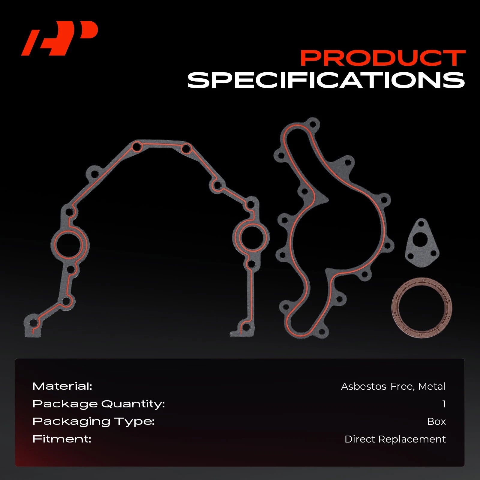 Engine Timing Cover Gasket Set for Ford Explorer Ranger (1991-2011)