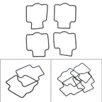 Carburetor Float Bowl Gaskets Kit for Kawasaki ZX1100 ZX900 ZX600 (1989–2005)