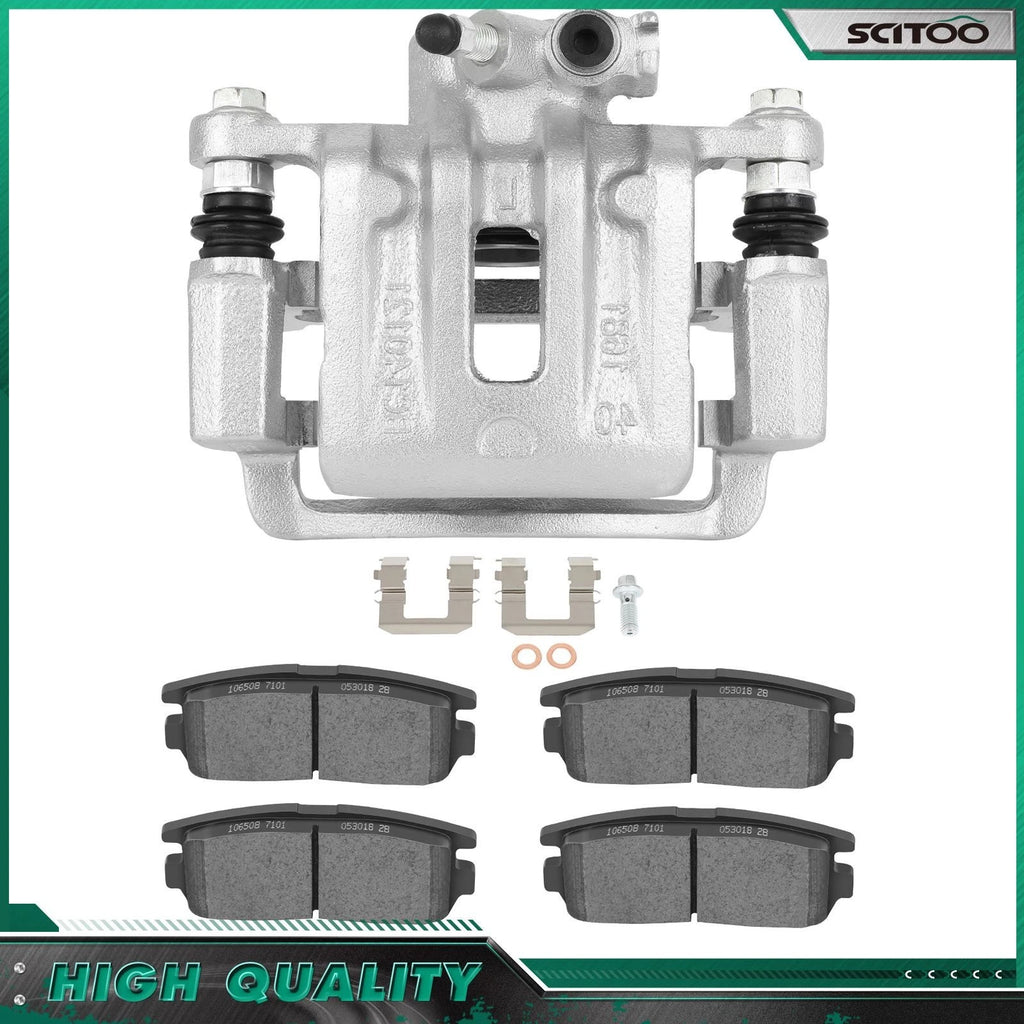 Rear Disc Brake Caliper & Ceramic Pads for GMC Terrain (2010–2017)