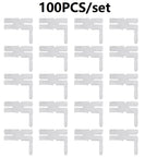 100pcs Nickel Plated Steel Battery Pack Welding Sheet for Spot Welder