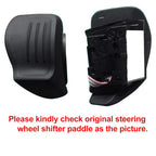 Black Steering Wheel Paddle Shifter Extensions for VW Golf Jetta Passat Polo