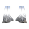 Diamond Grade 6pc Stainless Steel Pillar Post Covers for 2011-2015 Mazda 2