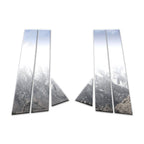 Diamond Grade 6pc Stainless Steel Pillar Post Covers for 2011-2015 Mazda 2