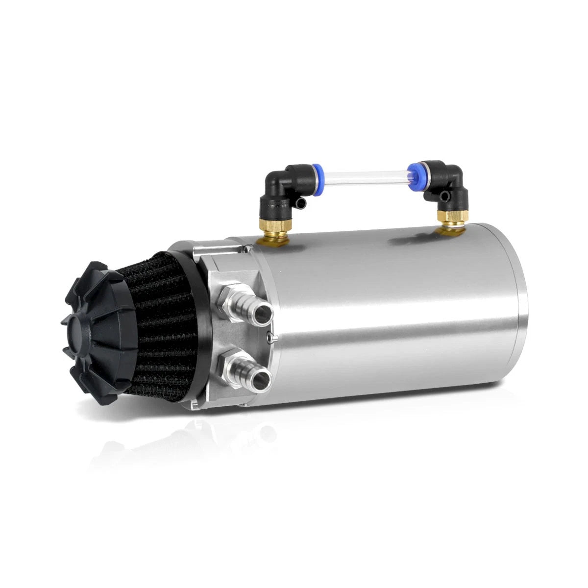 Aluminum Engine Sludge Oil Catch Tank for Universal Vehicles (140ml)