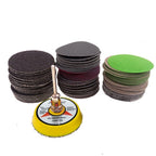 2 Inch Sandpaper Disc Set for Rust and Paint Removal (Wide Application)