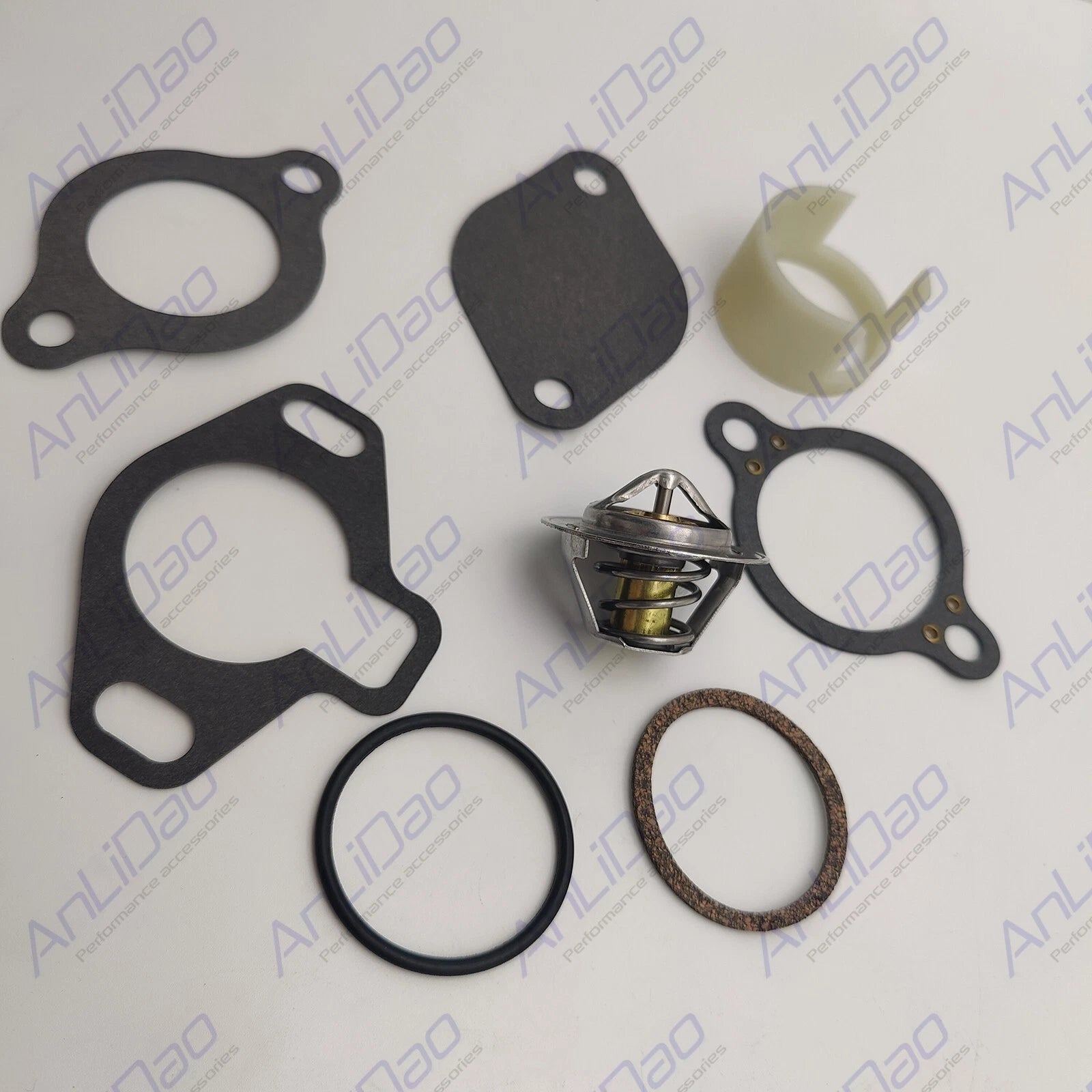 Thermostat Gasket Sleeve Kit for Mercruiser 4.3 5.0 5.7L (807252Q5, 23-806922)