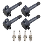 Set of 4 Ignition Coils + Spark Plugs for Honda Civic L4 1.8L (2006–2011) UF582