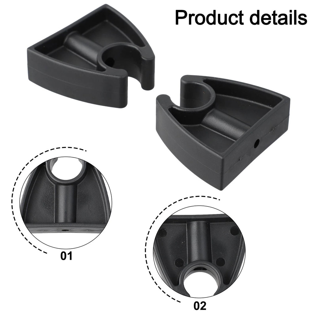 2X Boat Pole Clips for Stabilizing Lights on Marine Vessels