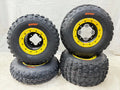Set of 2 DWT G3 Beadlock Wheels & A035 Tires for Raptor 700 (2006–2019)