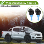Windshield Washer Nozzle & Hose Connector for Ram (2013-2023) - 1 Set