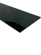 Acrylic Sheet 19in x 6in Tinted Smoked Plexiglass 1/4in Thick