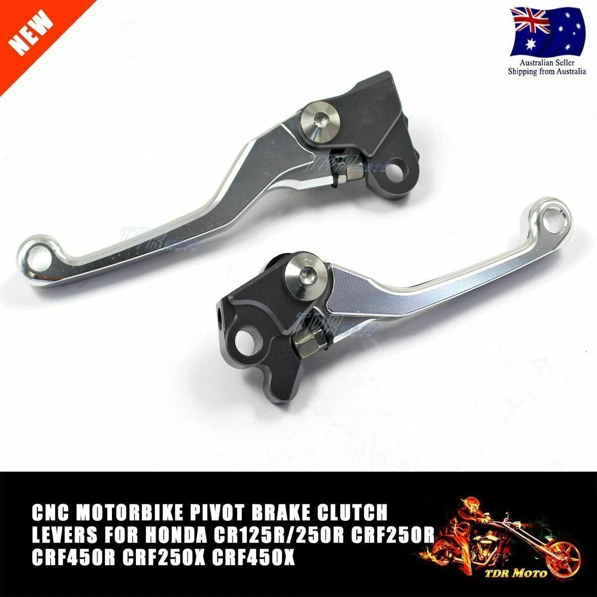Clutch & Brake Levers for Honda CRF250X CRF250 X (2004–2009)