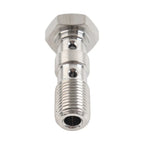 Stainless Double Banjo Bolt 3/8x24 AN3 Brake Adaptor for Car Model