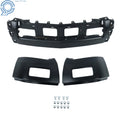 Split Front Bumper Steel for Chevy Silverado 1500 (2014–2015) Blk W/o Sensor Hole