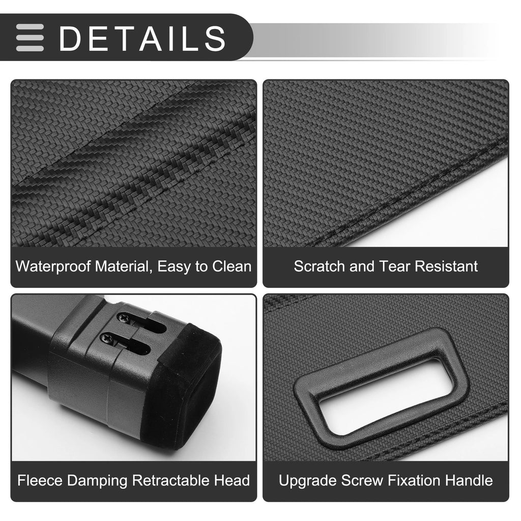 Retractable Cargo Cover for Subaru Forester (2009–2012) Carbon Fiber Black