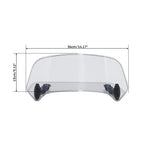 Windshield Extension Spoiler Deflector for Universal Motor Scooters