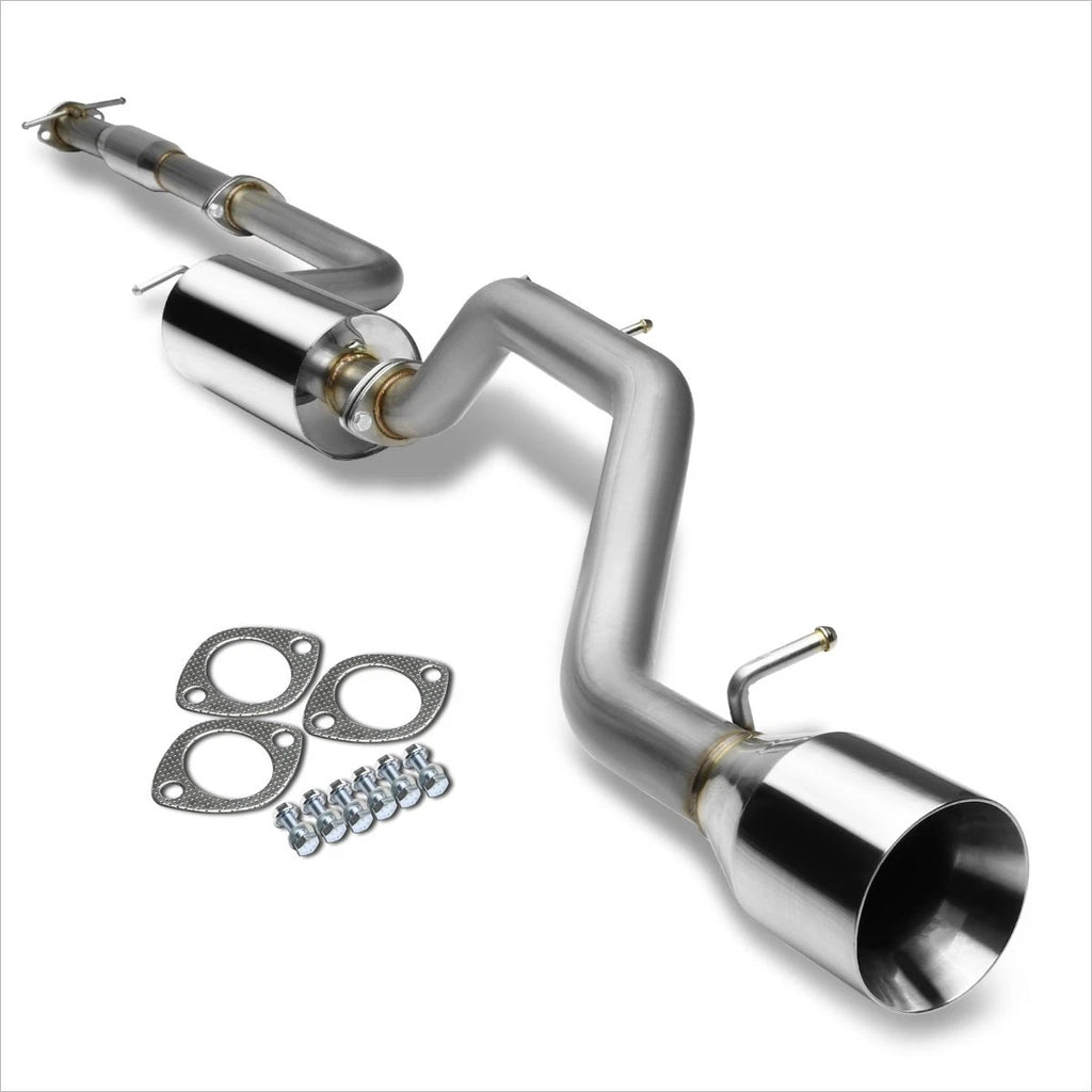 Rolled Tip Muffler for Ford Focus ZX3/ZX5 (2000–2004) 4.5" Stainless Catback