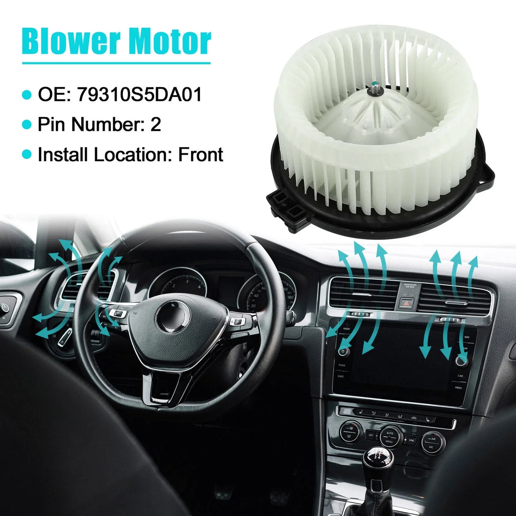 Front HVAC Blower Motor Assembly for Honda Civic (2001-2005)